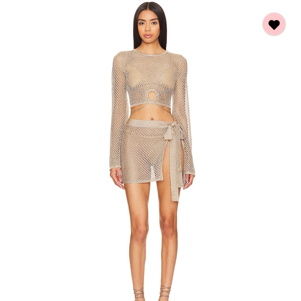 House of Harlow x Revolve Metallic Coverup